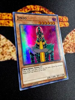 ?? YUGIOH • JINZO • SUPER RARE • MYFI-EN041 • 1st EDITION • VLP ?? - Image 4