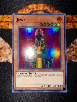 ?? YUGIOH • JINZO • SUPER RARE • MYFI-EN041 • 1st EDITION • VLP ?? - Image 5