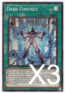 3X Dark Contact SUDA-EN051 Super Rare 1st Edition Near Mint English YUGIOH - Image 1