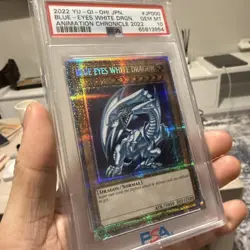 Yu-Gi-Oh! TCG Blue-Eyes White Dragon AC02-JP000 PSA 10 GEM MINT - Image 2