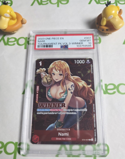 PSA 10 Nami ST01-007 C WINNER Tournament VOL 3 One Piece Card Game ENGLISH - Image 1