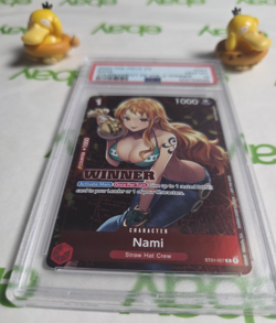 PSA 10 Nami ST01-007 C WINNER Tournament VOL 3 One Piece Card Game ENGLISH - Image 2