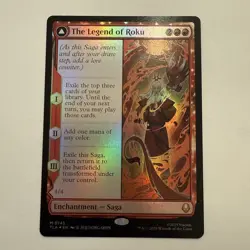 The Legend of Roku FOIL 145 Avatar Last Airbender TLA MTG Mythic Unplayed Mint - Image 1