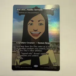 Joo Dee, Public Servant-Sakashima FOIL 18 Avatar TLE MTG Mythic Unplayed Mint NM - Image 1