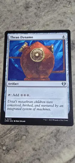 Thran Dynamo Commander Masters Regular Artifact Uncommon MTG NM - Image 1