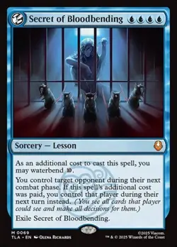 Secret of Bloodbending - Foil TLA NM MTG - Image 1