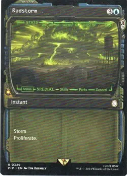 MTG: Fallout: Showcase Radstorm: Lightly Played Condition - Image 1