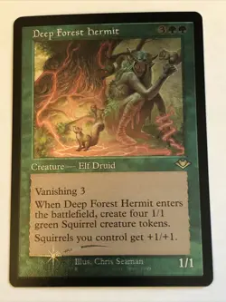 Deep Forest Hermit Foil Etched X1 Modern Horizons NM Cond See Pics Front/back - Image 1
