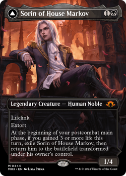 Sorin of House Markov // Sorin, Ravenous Neonate (Borderless) [Modern Horizons - Image 1