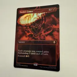 Sozin’s Comet FOIL Borderless 0332 Avatar TLA MTG Mythic Regular Sorcery Mint NM - Image 4