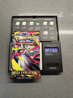 Heavy 22.77g! Pokemon Mega Evolution Booster Pack Sealed! - Image 1