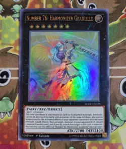 ( NUMBER 76: HARMONIZER GRADIELLE ) Ultra Rare - BLHR-EN029 - 1st NM - Yu-Gi-Oh - Image 1