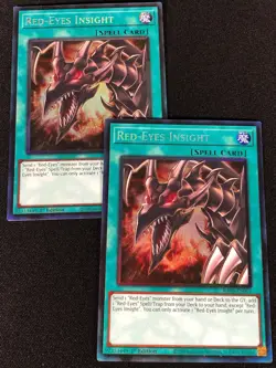 Yugioh Red-Eyes Insight RA03-EN061 1st Collectors x2 (NM) - Image 1