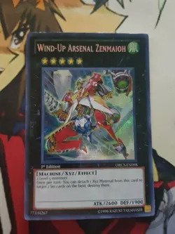 Wind-Up Arsenal Zenmaioh ORCS-EN098 Secret Rare 1st Edition LP Condition - Image 1