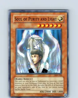 Yu-Gi-Oh TCG Soul Of Purity And Light LON-066 Unlimited Common Card LP-NM - Image 1