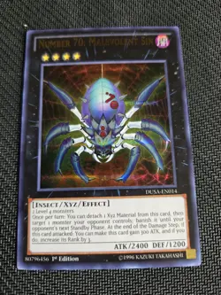 Number 70: Malevolent Sin DUSA-EN014 Ultra Rare 1st Edition NM Yugioh - Image 1