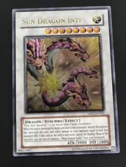 Sun Dragon Inti - ABPF-EN042 - Ultimate Rare Unlimited Near Mint - Yugioh card - Image 1