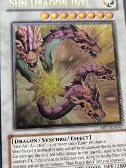 Sun Dragon Inti - ABPF-EN042 - Ultimate Rare Unlimited Near Mint - Yugioh card - Image 2