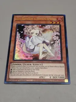 Yugioh Ash Blossom & Joyous Spring RA04-EN025 Ultra Rare 1st Ed Alt Art LP - Image 1