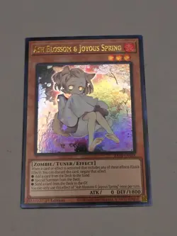 Yugioh Ash Blossom & Joyous Spring RA04-EN025 Ultra Rare 1st Ed Alt Art LP - Image 2