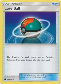 Lure Ball 138/168 Uncommon - Celestial Storm SM7 Pokemon Card - Image 1
