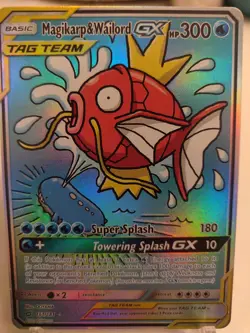 "Display Card"High Quality,Magikarp & Wailord Tagteam,Textured"Display-card" - Image 2