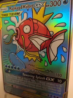 "Display Card"High Quality,Magikarp & Wailord Tagteam,Textured"Display-card" - Image 4