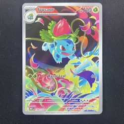 Ivysaur - Alt Art - 134/132 - Mega Evolutions - Illustration Rare Pokemon Card - Image 1