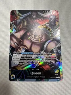 One Piece CCG Queen Foil Card L ? OP04-040 - Image 1