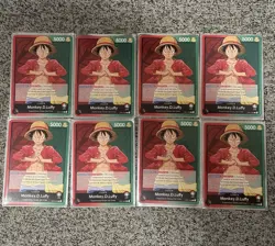 ONE PIECE Card Game Romance Dawn OP01-003 Monkey D Luffy Leader Pre Errata - Image 1