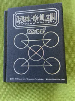 Zatch Bell! The Card Battle Black Spell Book Binder with Cards, Vintage 2005 - Image 1