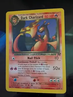 Pokemon Dark Charizard TCG Non-Holo Rare Card 21/82 LP/MP Condition - Image 2