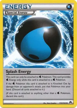 Splash Energy 113/122 Uncommon - Pokemon XY Breakpoint Card - Image 1