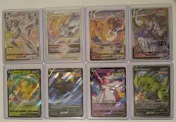 Lot of 8 Mixed Holo Pokemon TCG Cards V, Promo, Sylveon Umbreon Leafeon Urshifu - Image 1