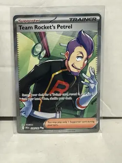 Pokemon Card Team Rocket's Petrel 226/182 Full Art Ultra Rare Destined Rivals NM - Image 1
