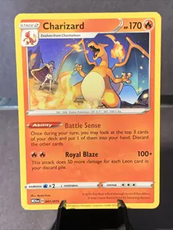 Pokemon TCG Charizard #001/015 McDonald's Promos 2024 Non Holo Rare Card - Image 1