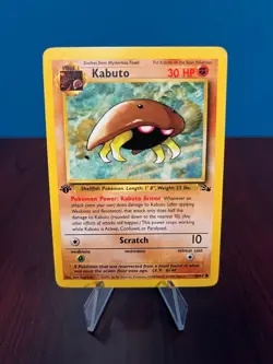 Kabuto 1st Edition Fossil Set Pokemon WOTC TCG Common Card #50/62 Kabuto King!!! - Image 2