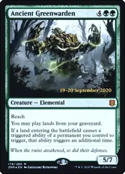 Ancient Greenwarden - Prerelease Cards (PRE) NM Never Played - Image 1