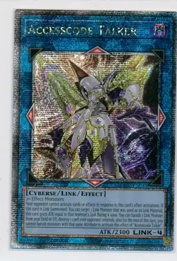 Accesscode Talker Quarter Century Secret Rare RA02-EN044 Link Yu-Gi-Oh! Card - Image 1