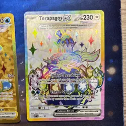 Terapagos UPC 3 Card Promo Set Display Cinderace Lapras Pokemon SVP 163 164 165 - Image 2