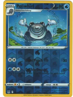 Poliwhirl 31/196 Lost Origin Reverse Holo Uncommon Pokemon Card Pokemon TCG 031 - Image 1