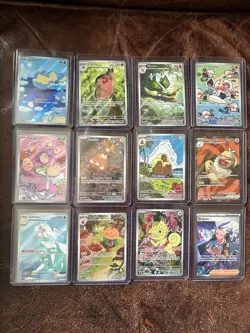 12x Lot - Surging Sparks Full Art & Illustration Rare Cards Pokemon Exeggcute - Image 1
