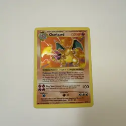 Pokemon TCG Charizard Holo Shadowless Card 004/102 Base Set 1999 - Image 1