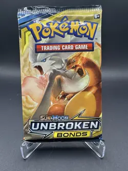 Pokemon - Unbroken Bonds - 10-Card Sealed Booster Pack (Random Art Pack) QTY - Image 1