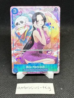 Boa Hancock (Alt Art) OP13-051 R Carrying on His Will ONE PIECE Card ENGLISH NM - Image 1