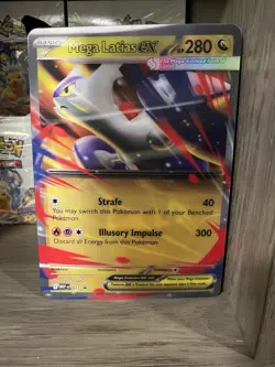 Pokemon TCG Mega Latias EX #011, Jumbo Card, Black Star Promo, Mega Evolutions - Image 1