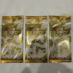 KOREAN Pokemon Card 3x packs of XY Break Premium Champion Pack CP4 - Image 1