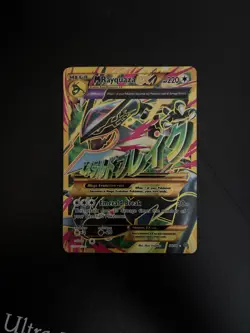 Pokemon Mega Rayquaza EX Holo Full Art Ultra Rare Card Ancient Origins 98/98 - Image 2