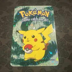 Pokemon TCG - Pikachu 025 - Vending Prism Sticker Card - Holo - Image 1