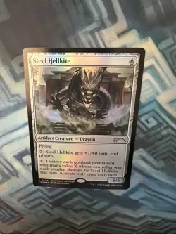 MTG Foil Steel Hellkite NM Unplayed Year of the Dragon 2024 Showdown Promo - Image 3